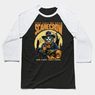 Crow, Scarecrow Baseball T-Shirt